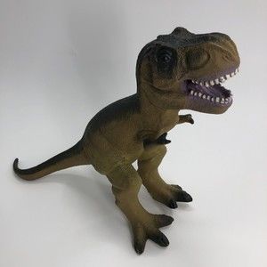 Maidenhead Dinosaur T Rex Soft Sculpted Rubber Toys R Us Realistic 20" *FLAW